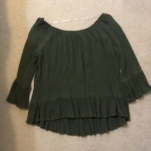 Off the shoulder 3/4 flowy top